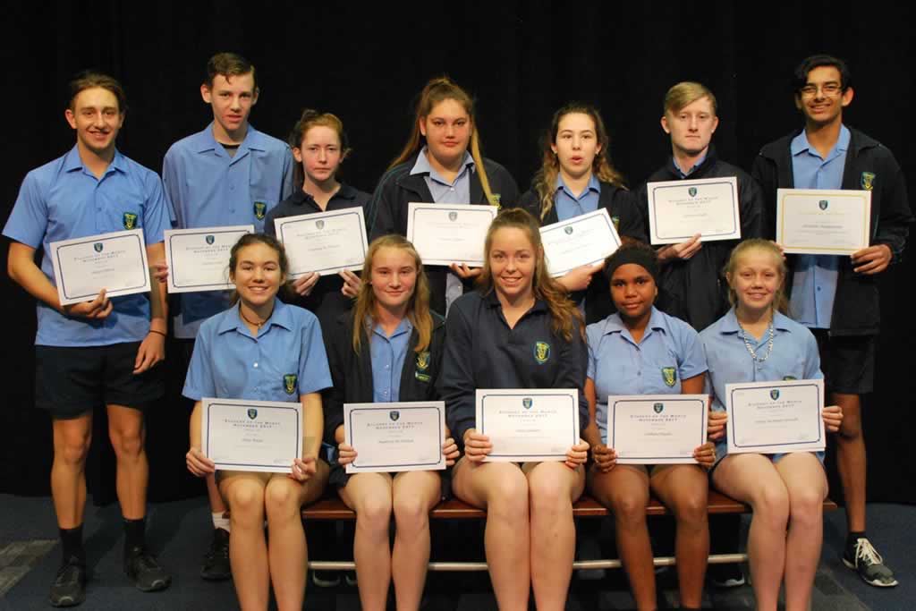 Secondary Student of the Month Assembly – Term 4, Week 4