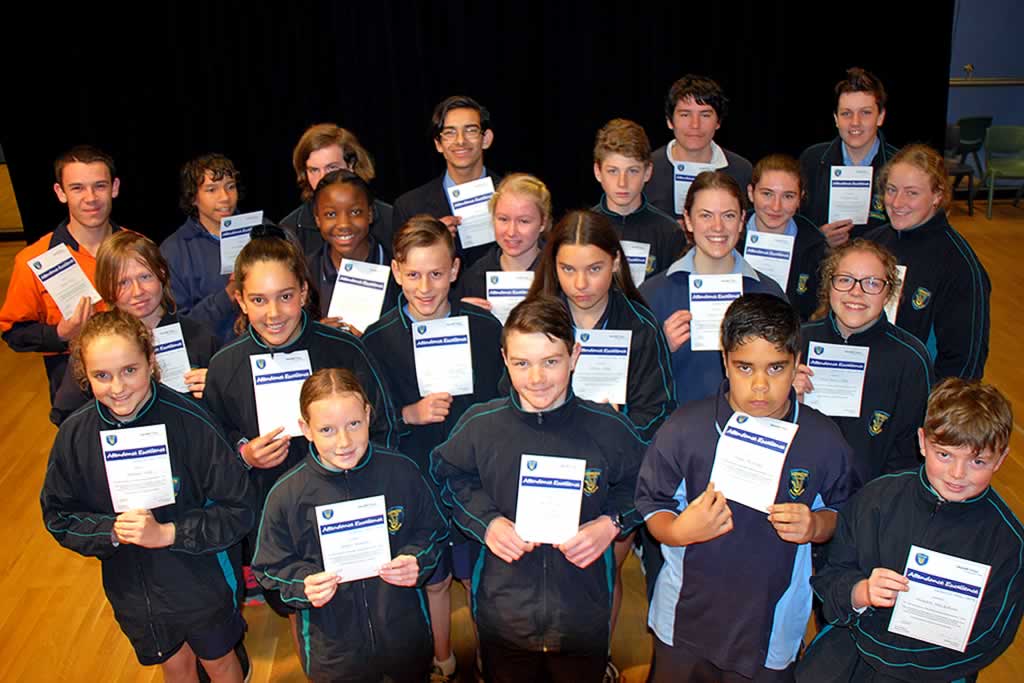 Secondary Assembly – Semester One Highest Acheivers